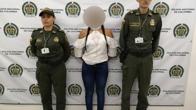 Modelo guatemalteca capturada en Cali con cocaína