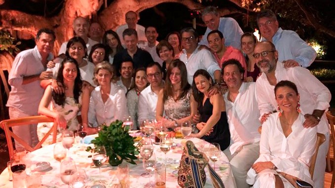 En Cartagena. Así fue la fiesta de despedida del gabinete del presidente Juan Manuel Santos