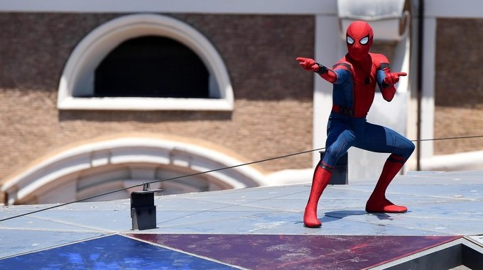 En la imagen un registro del célebre superhéroe Spider-Man. EFE/Archivo