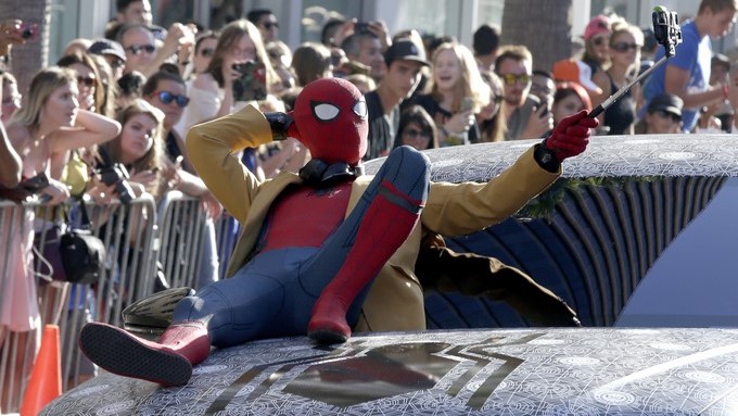 En la imagen un registro del célebre superhéroe Spider-Man. EFE/Archivo