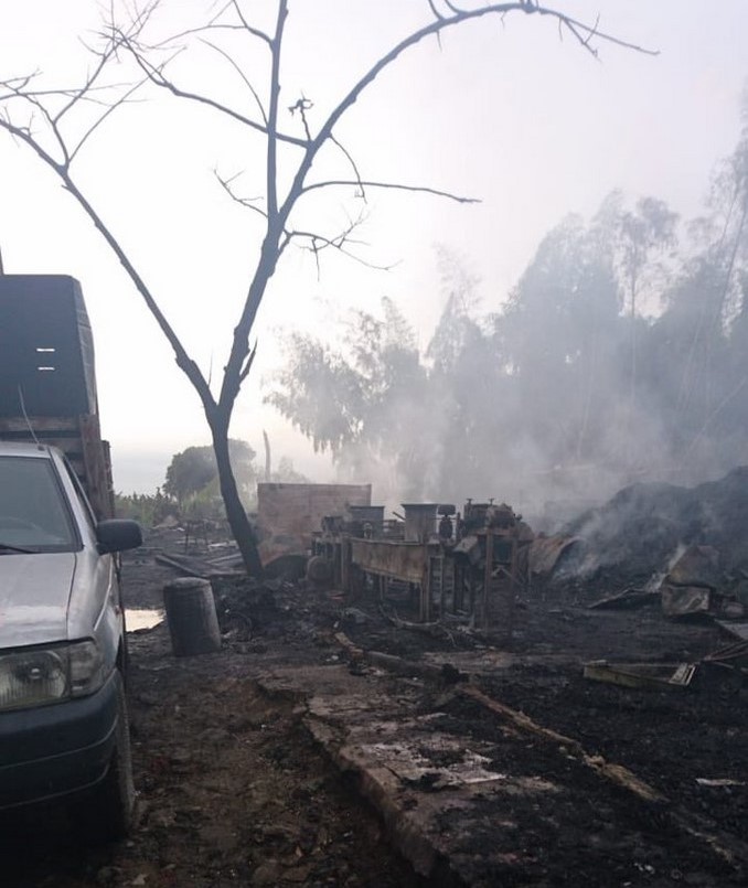Incendio en bodegas de reciclaje de Cali dejó dos heridos