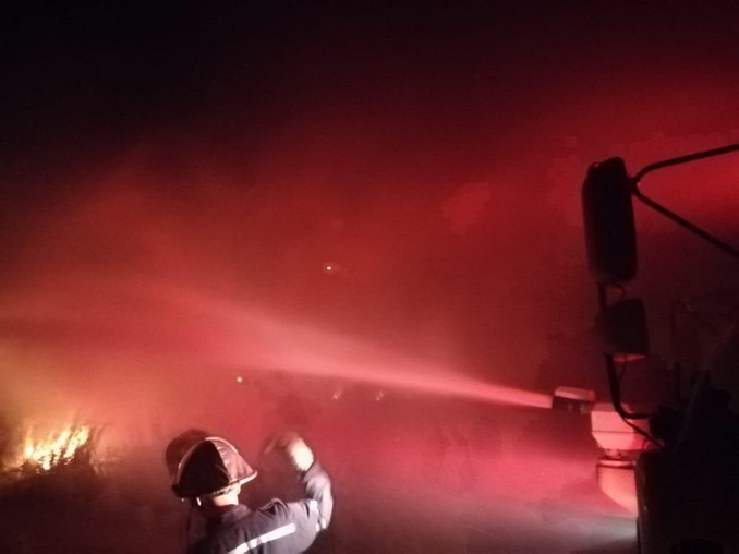 Siguen las labores para controlar el incendio forestal en Nilo, Cundinamarca