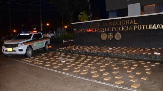 En un camión transportaban 219 paquetes de marihuana en Putumayo