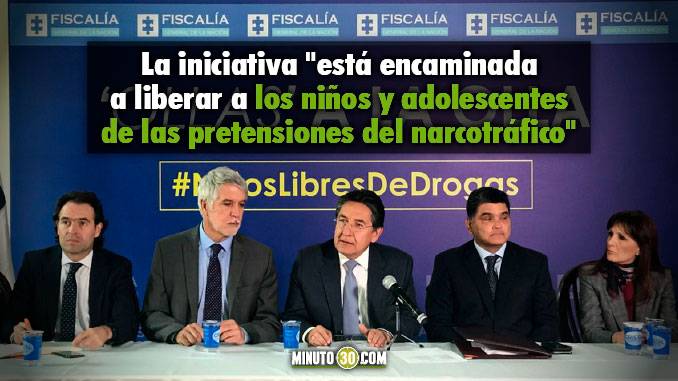 Fiscalía presentó proyecto de ley que sancionaría a quienes induzcan a los niños al consumo de drogas