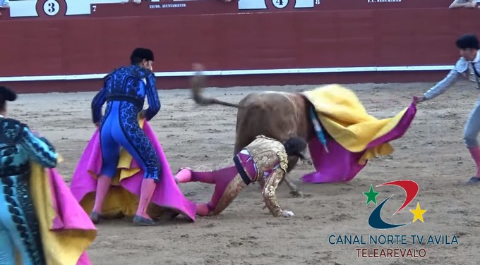 Captura tomada de Youtube: TOROSYALOLOCO CANALNORTETVAVILA