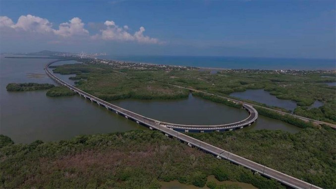Este sábado Santos entregará en Cartagena las obras del viaducto más extenso del país