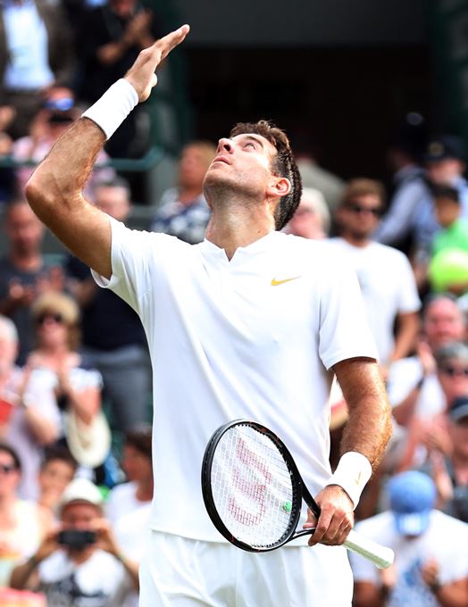 FOTOS: Del Potro pasa por encima de Feliciano López en Wimbledon 3 wimbledon del potro2