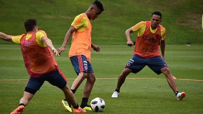 Arias_Barrios_Bacca-Seleccion Colombia entrenamiento