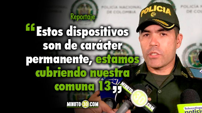 Presencia de la Policía en la Comuna 13 se mantiene