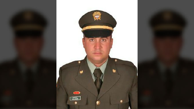 El subintendente Juan David Londoño Carmona