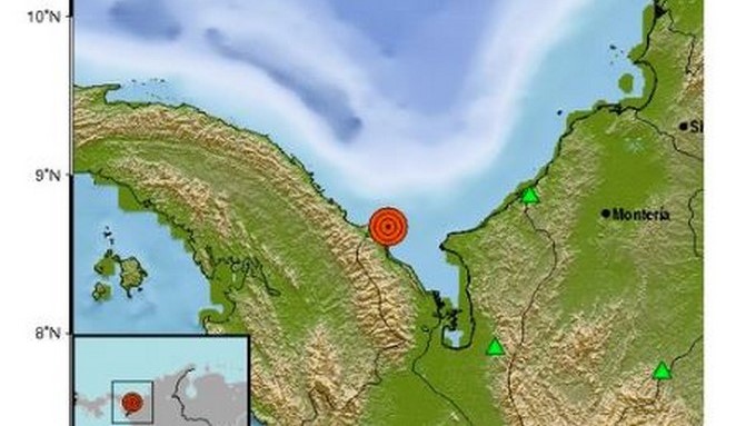 Fuerte temblor sacudió el Urabá Antioqueño