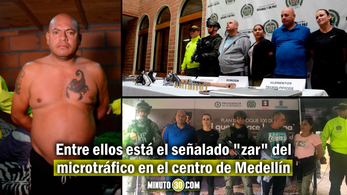 VIDEO: De madrugada, así les cayeron a "Don Omar", "La mona", "La negra" y "Juan" del 'Bronx de Medellín' 1 capturado centro de medellin