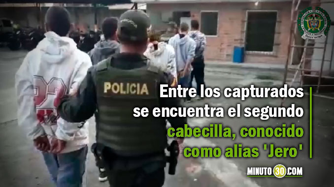 VIDEO: Cayeron cinco presuntos miembros de la banda 'San Francisco', que delinque en Itagüí 1 Cayeron cinco presuntos miembros de la banda 'San Francisco', que delinque en Itagüí