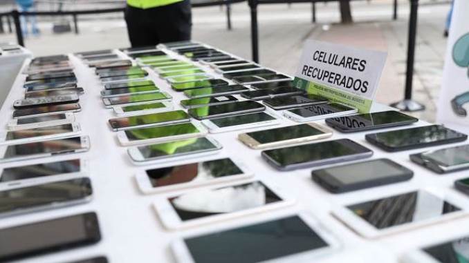 Celulares robados