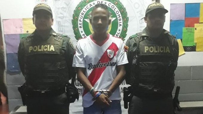 Capturado en Caribe por homicidio y porte de armas 1 delicuente capturado