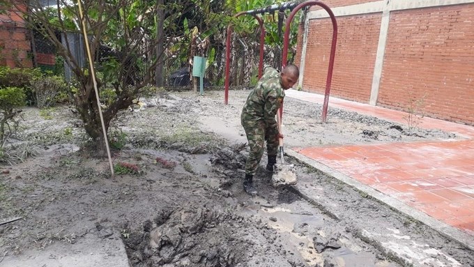 Ejército apoyó a la comunidad afectada por emergencia ambiental en Guamal, Meta