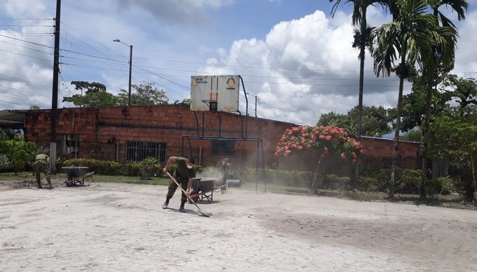 Ejército apoyó a la comunidad afectada por emergencia ambiental en Guamal, Meta