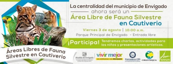 En su parque principal, Envigado celebra ser declarada Área Libre de Fauna Silvestre en Cautiverio 3 envigado fauna silvestre libre