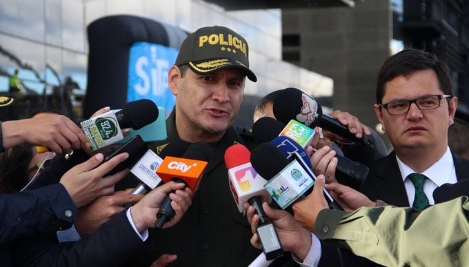 El general Hoover Penilla, comandante de la Policía Metropolitana de Bogotá