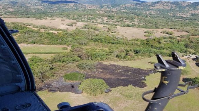 Incendio forestal en La Dorada, Caldas