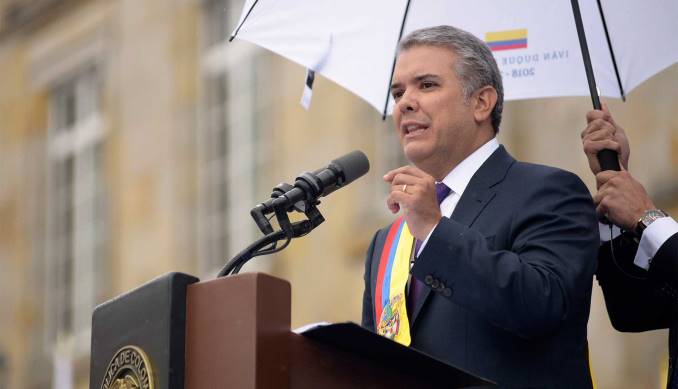 El presidente Iván Duque