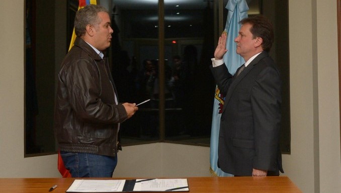 El presidente Iván Duque posesionó a Eduardo José González como director de la UNGRD