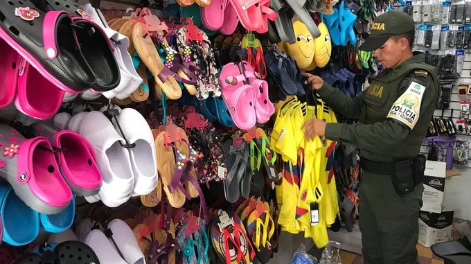 Mercancía de contrabando en Puerto Berrío