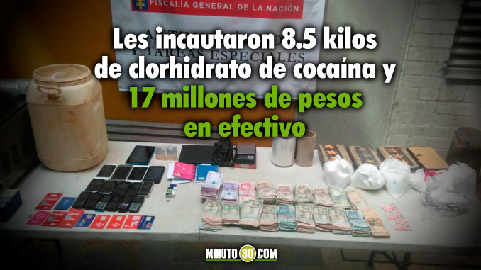 VIDEO: Asegurada pareja investigada por traficar cocaína desde Medellín hacia el Occidente y Norte de Antioquia 1 Asegurada pareja investigada por traficar cocaína desde Medellín hacia el Occidente y Norte de Antioquia
