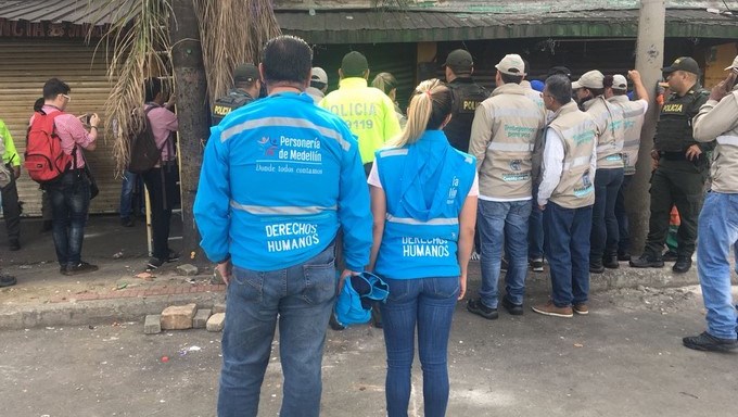 Personería acompañó el megaoperativo en el 'Bronx' de Medellín