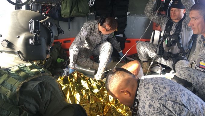 Así fue la evacuación de un soldado afectado por pisar un artefacto explosivo improvisado en Anorí