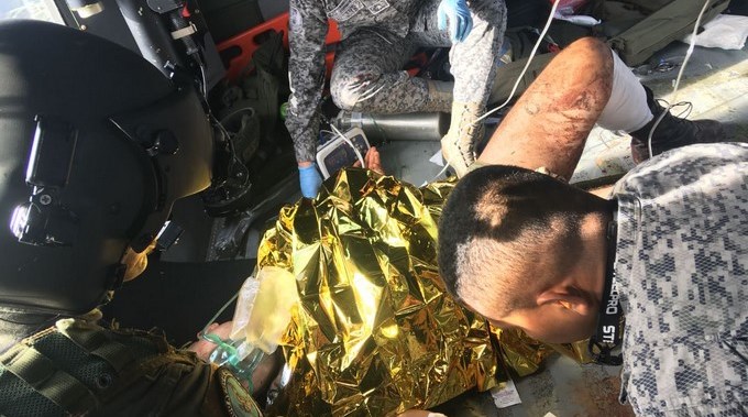 Así fue la evacuación de un soldado afectado por pisar un artefacto explosivo improvisado en Anorí