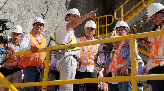 Los ministros de Minas y de Ambiente visitaron Hidroituango