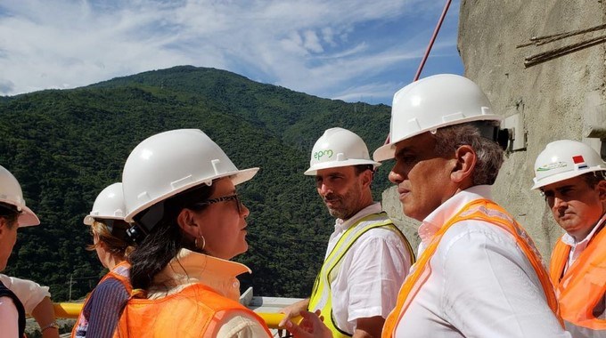 FOTOS: Los ministros de Ambiente y de Minas visitaron el proyecto Hidroituango