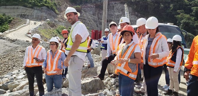 Los ministros de Minas y de Ambiente visitaron Hidroituango