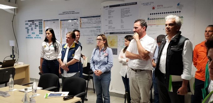 Los ministros de Minas y de Ambiente visitaron Hidroituango