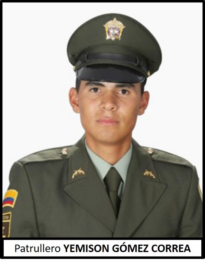 Ellos son los tres policías y el soldado secuestrados, al parecer, por el Eln en el Chocó