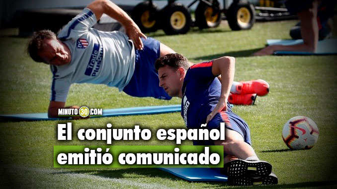 Atl%C3%A9tico de Madrid confirm%C3%B3 lesi%C3%B3n de Santiago Arias