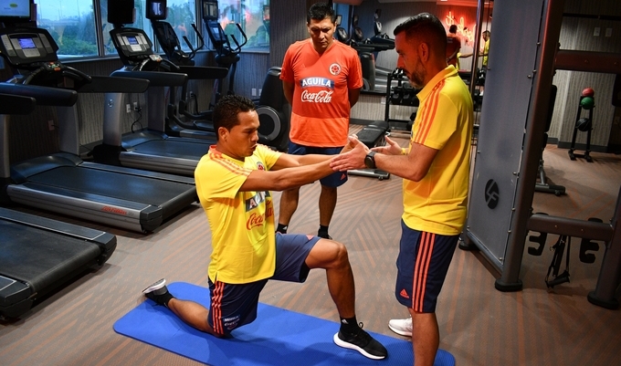 La Selección Colombia ya inició los trabajos en la concentración de Miami para enfrentar a Venezuela 1 Carlos Bacca colombia1