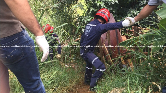 FOTOS: Hallaron cadáver flotando en quebrada ubicada en Bello 3 Caso_Niquia_1