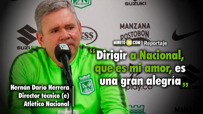 El Arriero listo para un nuevo reto al frente de Nacional