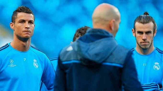 Gareth Bale Zidane Cristiano