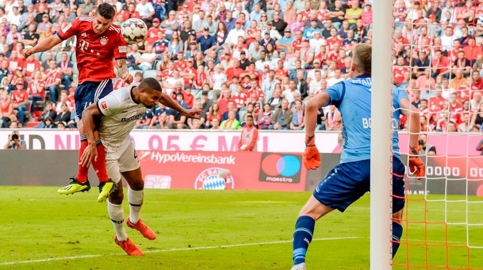 James gol bayern