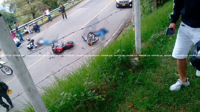 Accidente de motos en San Félix 3