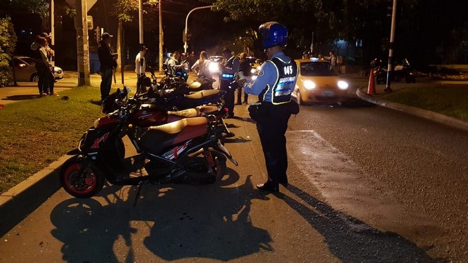Intensifican los operativos de control a motocicletas en Bello: 228 comparendos