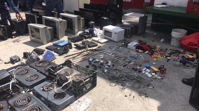 Fiscalía allanó cárcel en Rionegro e incautó cientos de elementos prohibidos por el sistema penitenciario