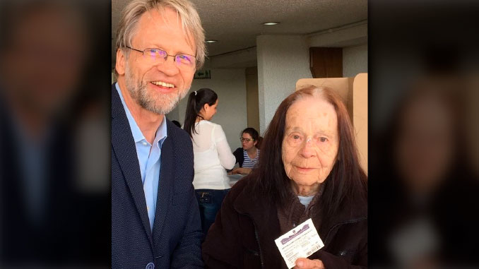 Ella era Nijole Sivickas, la madre de Antanas Mockus quien falleció este jueves