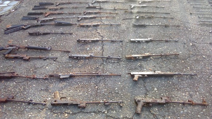 Duro golpe contra el 'Clan del Golfo'. Incautaron arsenal de guerra y cocaína en El Bagre