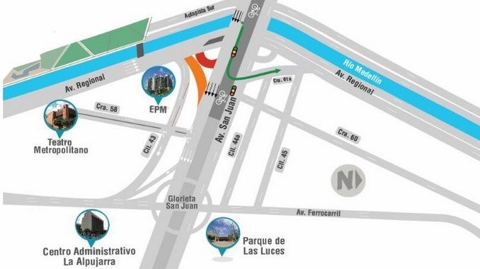 Desde este lunes habrá cambios viales en San Juan por obras de Parques del Río