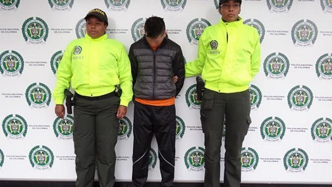 Capturado por pornografía infantil Bogotá