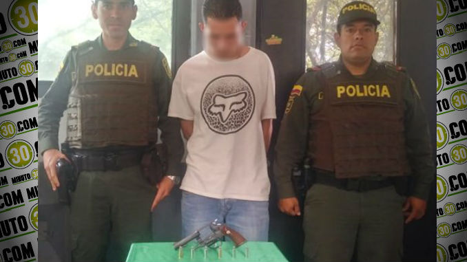 Capturado en San Javier cuando portaba un arma de fuego 1 capurado porte